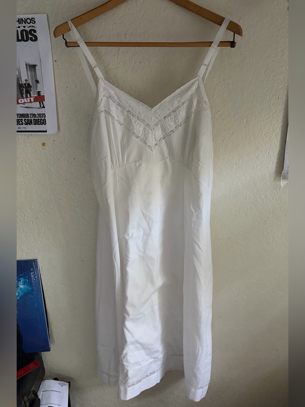 Vintage White Slip dress